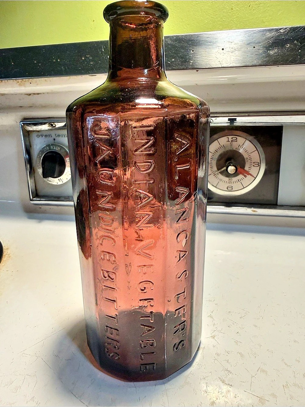 A. Lancaster’s Jaundice Bitters Bottle – Taiwan Reproduction